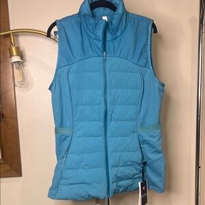 Lululemon Down For It All Vest – Size 14 – Teal/Blue – NWT